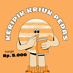 pedas keripik